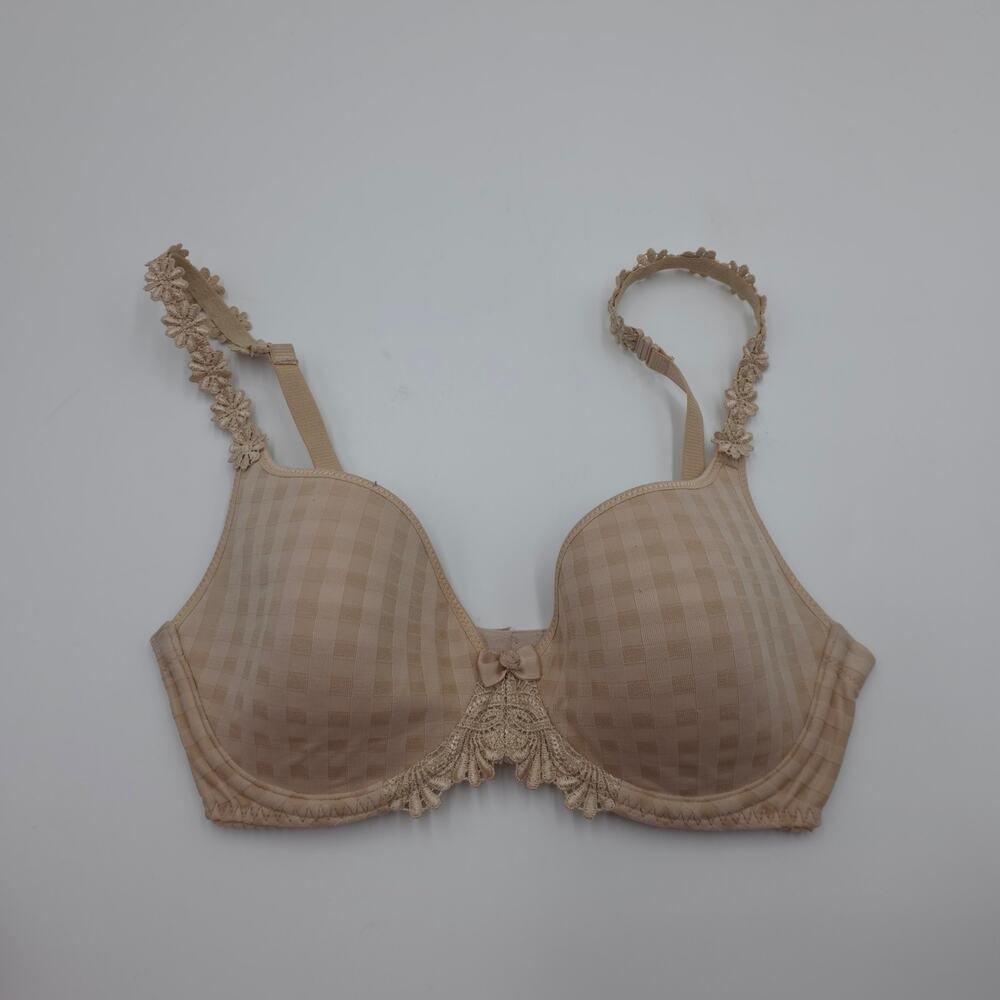 Marie Jo Avero Convertible Padded Underwire T-Shirt Bra Daisy Straps Tan 30D